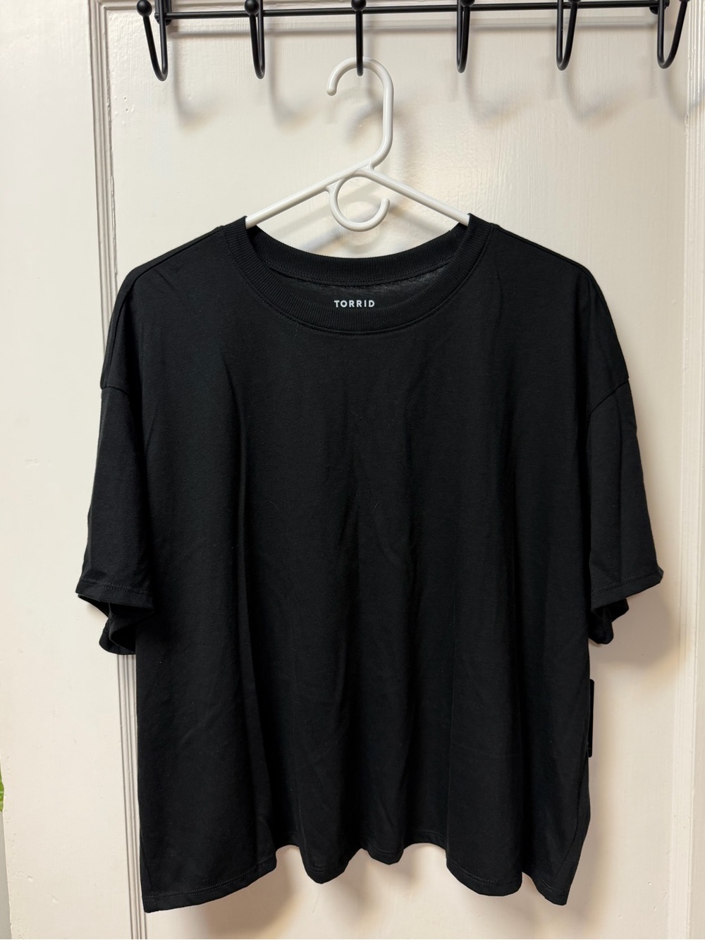 NWT Torrid Relaxed Signature Jersey Crew Neck Crop Tee